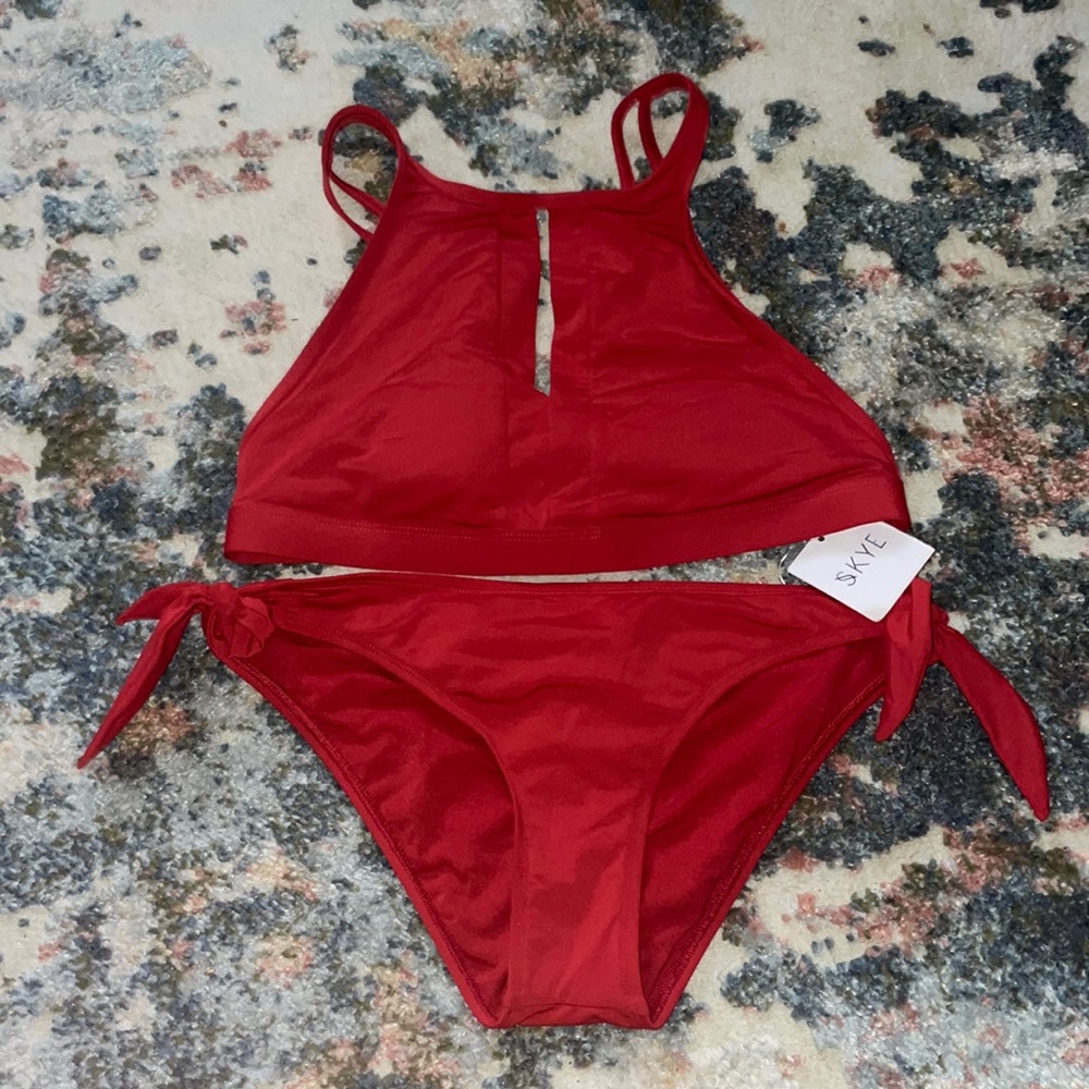 NWT red bathingsuit